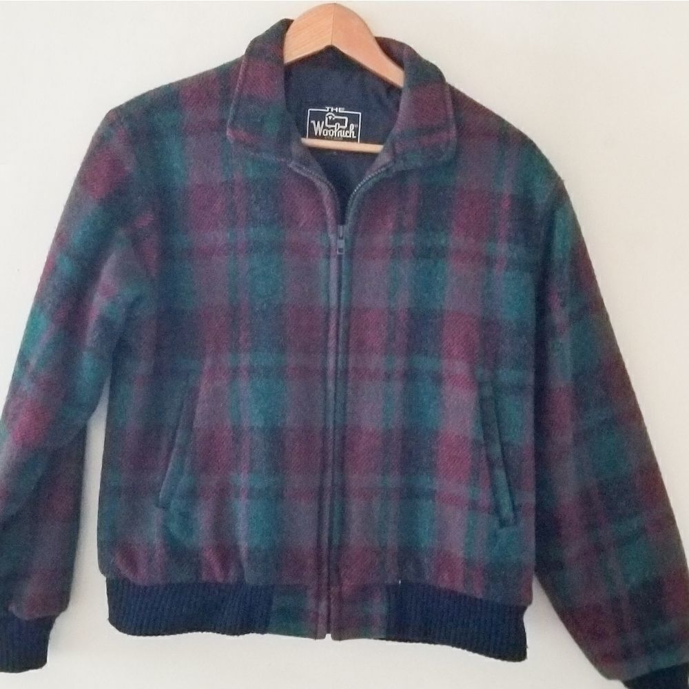 Woolrich plaid coat